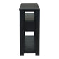 62.2'' Modern Console Table with 4 Drawers and 2 Shelves for Living Room