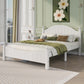 6 Pieces Traditional Style White Queen Bedroom Set With 2 Nightstands, Tall Dresser, and Wide Dresser/Cabinet/Chest with a Mirror