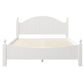 6 Pieces Traditional Style White Queen Bedroom Set With 2 Nightstands, Tall Dresser, and Wide Dresser/Cabinet/Chest with a Mirror