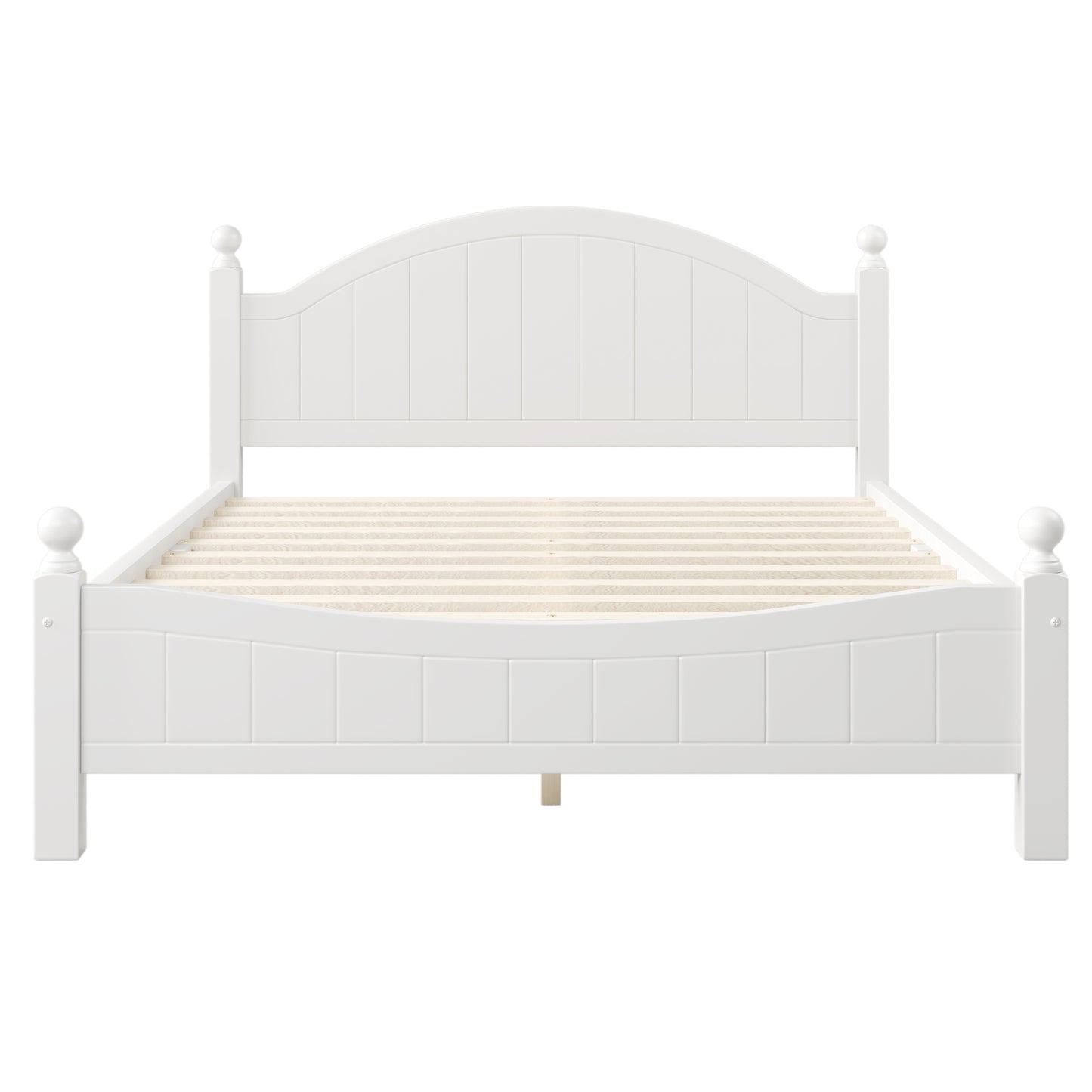 6 Pieces Traditional Style White Queen Bedroom Set With 2 Nightstands, Tall Dresser, and Wide Dresser/Cabinet/Chest with a Mirror