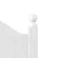 6 Pieces Traditional Style White Queen Bedroom Set With 2 Nightstands, Tall Dresser, and Wide Dresser/Cabinet/Chest with a Mirror