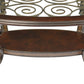 Luxury Coffee table, Glass Top, Powder Coat Finish, Scroll Metal Legs.