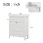 6 Pieces Traditional Style White Queen Bedroom Set With 2 Nightstands, Tall Dresser, and Wide Dresser/Cabinet/Chest with a Mirror